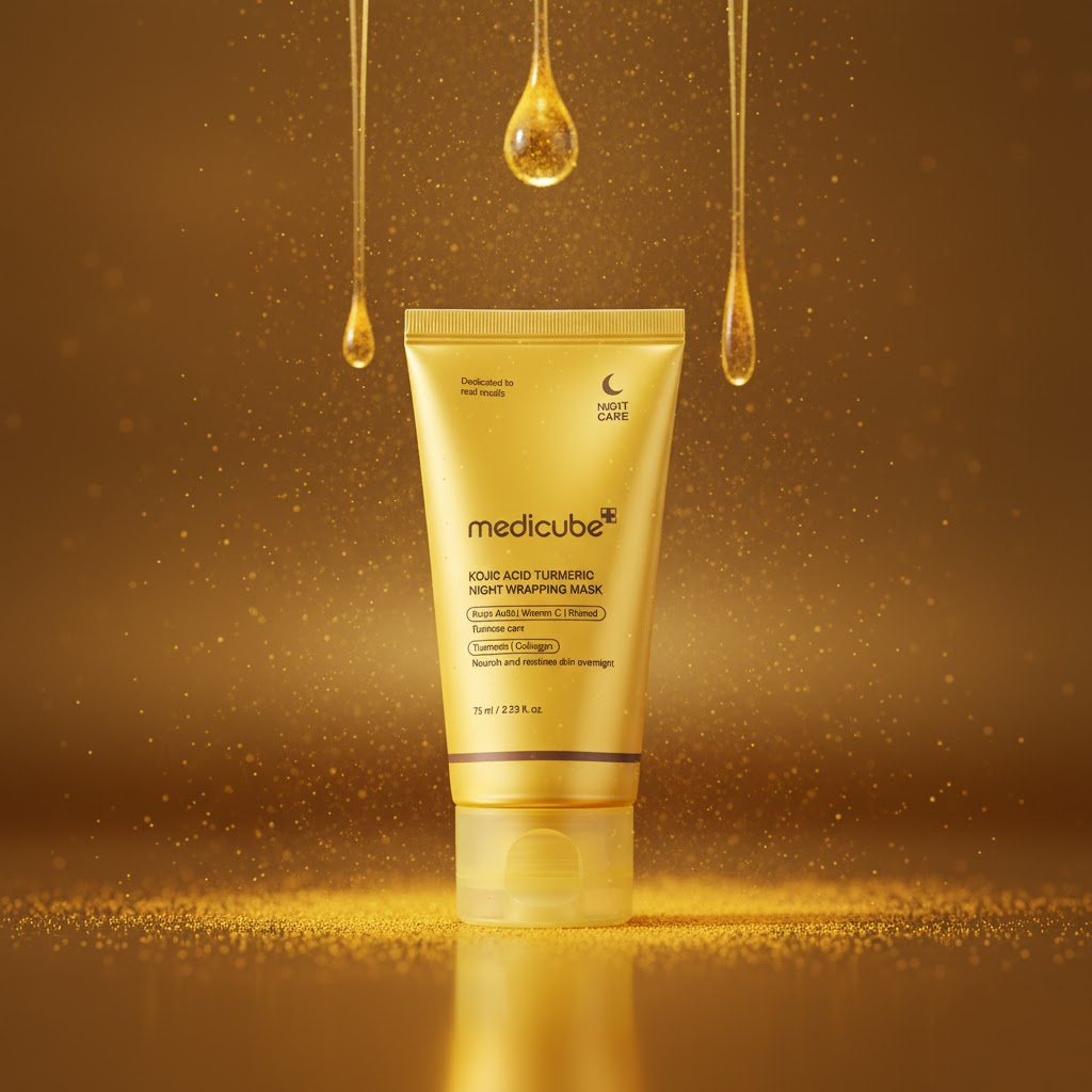 Medicube Kojic Acid Turmeric Overnight Wrapping Mask – Refines, Brightens, and Restores a Calm, Radiant Complexion