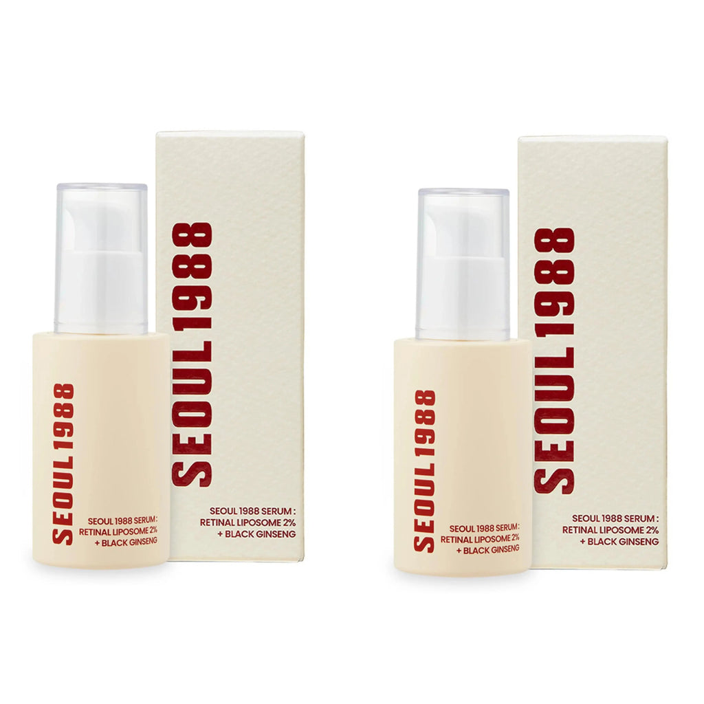 Seoul 1988 Retinal Liposome Face Cream,Snail Mucin Essence Rice Moisturizing Soothing Toner,Retinol Eye Serum,Korean Skincare